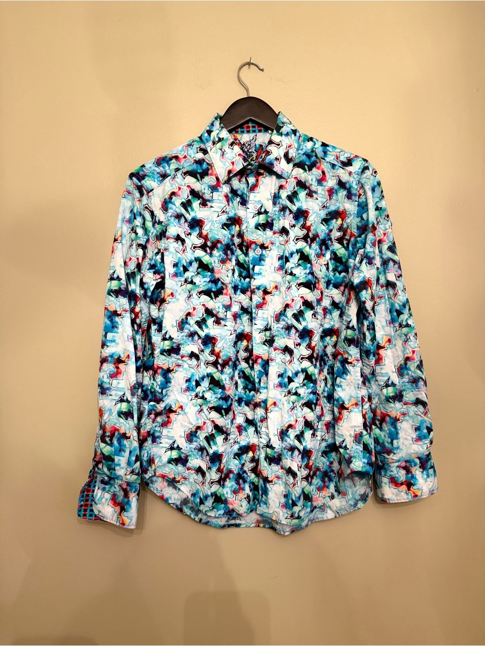 Robert Graham "Mane Event" Abstract Horse Print Long Sleeve Button Down Shirt –